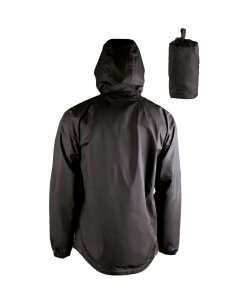 MIL-TEC Wet Weather Jacket Quickpack 10625402 juoda