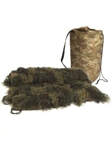 MIL-TEC Ghillie Cover anti Fire Pro 140x100 cm karinė maskuojamoji apranga
