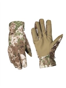 MIL-TEC Z2 Softshell pirštinės Thinsulate™ 12521366 WASP juoda