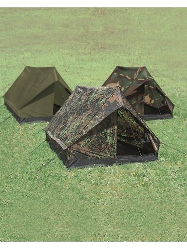 Mil-Tec 2 vietų palapinė „mini Pack Super“ 14206001, alyvžalia