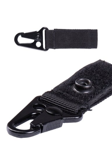 MIL-TEC taktinis raktų laikiklis 7cm juoda