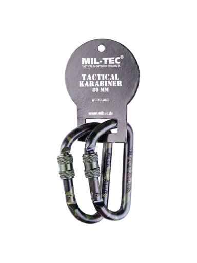 MIL-TEC Taktinis Karabinas 80mm (pora) alyvžalia