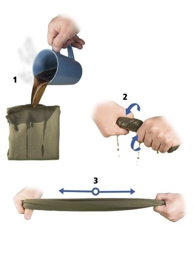 MIL-TEC Cool Down šaldžiasis rankšluostis 100x31cm alyvžalia