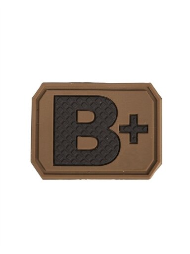 MIL-TEC Dark 3D Blood Type Patch B Positive 16831319 alyvžalia