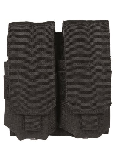 Mil-Tec Dvigubas M4/M16 dėtuvių dėklas 13496602, juodas