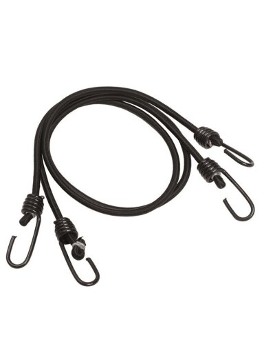 MIL-TEC Elastiniai šokinėjimo kabeļiai su kabliukais (pora) juoda