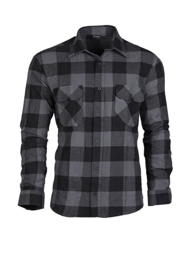 Mil-Tec / Flaneliniai marškiniai 10939008, juoda