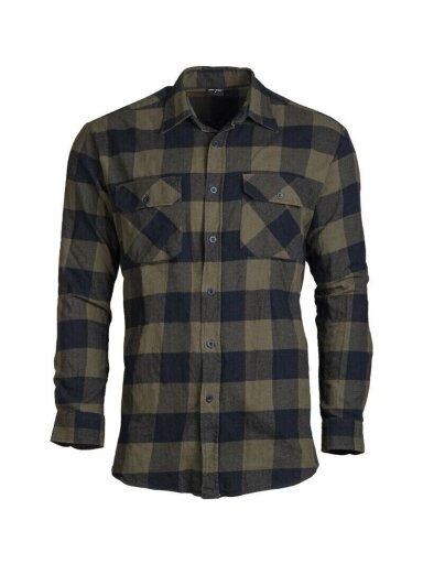 Mil-Tec / Flaneliniai marškiniai 10939001, alyvžalia
