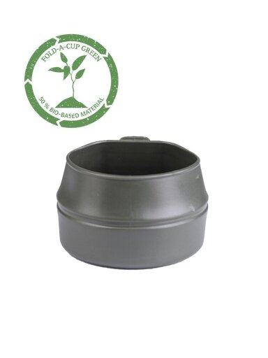 MIL-TEC Fold-a-cup® Sulankstomas puodelis 200 ml alyvžalia