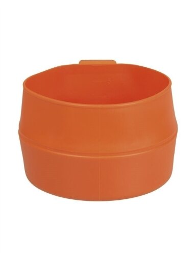 MIL-TEC Fold-a-cup® sulankstomas puodelis 600 ml oranžinis