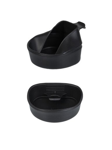 MIL-TEC Fold-a-cup® Sulankstomusis puodelis 200 ml juoda