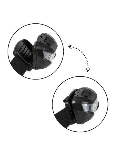 MIL-TEC Galvos žibintas Mil-tec® (CREE XPE) 15168002 juoda MIL-TEC Galvos žibintas Mil-tec® (CREE XPE) 15168002 juoda