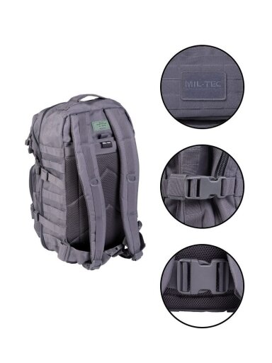Mil-Tec Assault kuprinė Didelis 36L, rutulinis Mil-Tec Assault kuprinė Didelis 36L, rutulinis