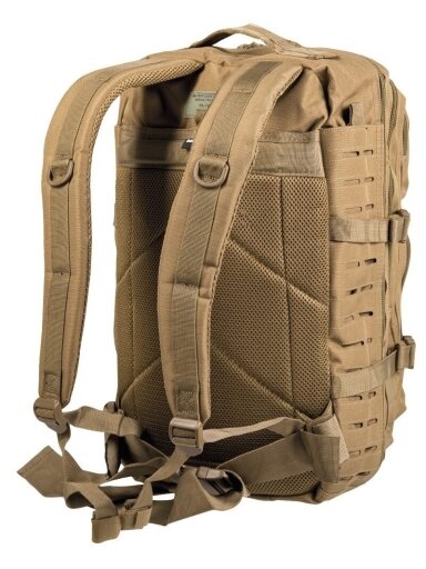 Mil-Tec Laser Cut Assault kuprinė Large 36L, coyote Mil-Tec Laser Cut Assault kuprinė Large 36L, coyote