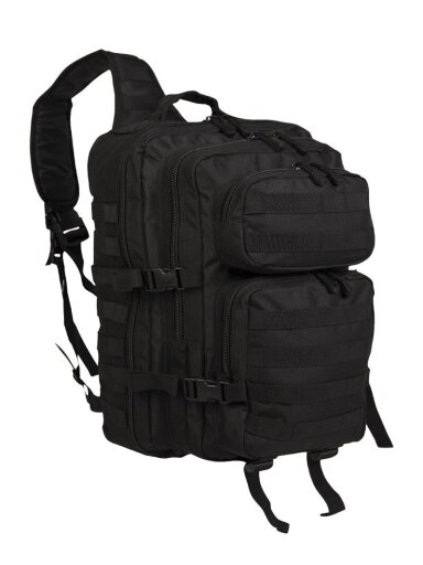 Mil-Tec One Strap Assault kuprinė Large 29L, juoda Mil-Tec One Strap Assault kuprinė Large 29L, juoda