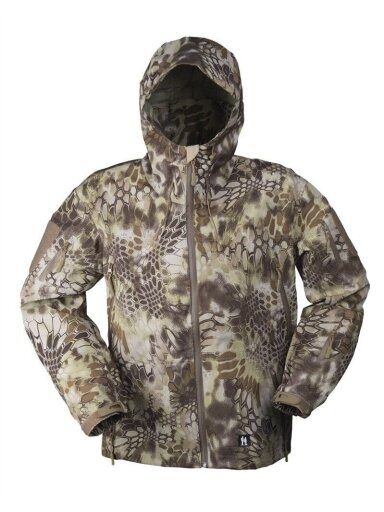 Mil-Tec Kvėpuojanti Mandra® Hardshell striukė 10624083, smėlinė