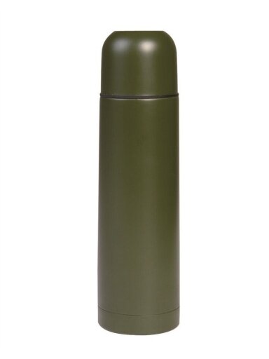 MIL-TEC nerūdijančio plieno termosinis butelis 0,5l alyvžalia