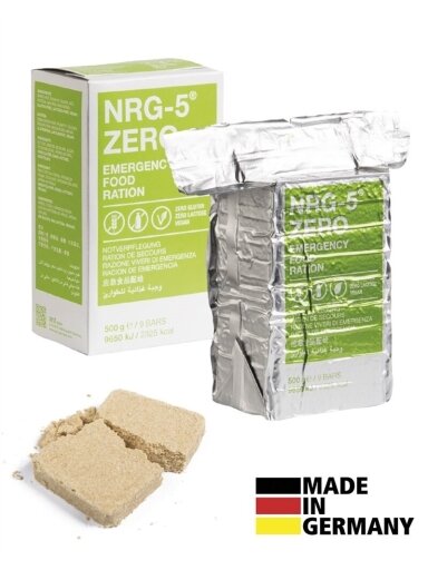 MIL-TEC Nrg-5 Zero Pasitikrinimo Maisto Racija 16530150 alyvžalia
