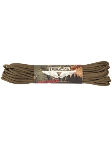 MIL-TEC Paracord 15m 50ft smėlinė