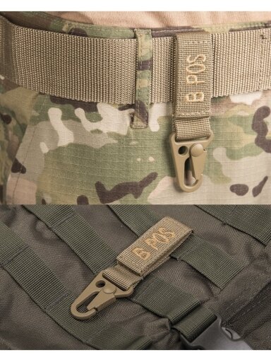 Mil-Tec Taktiškumas. Keyholder Blood B Positive 5 vnt./pak 15917305, alyvžalia