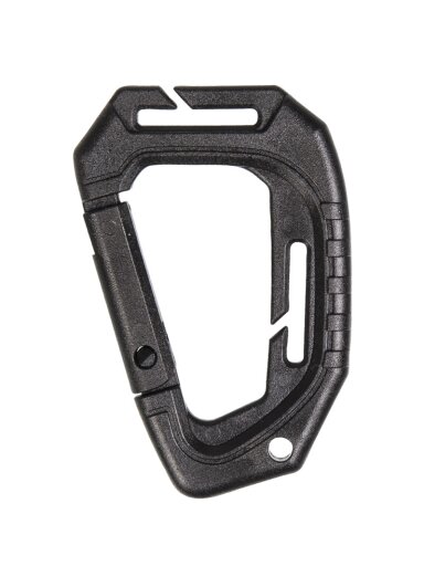 MIL-TEC Tactical Karabiner Molle (2 vnt./blisteris) juoda