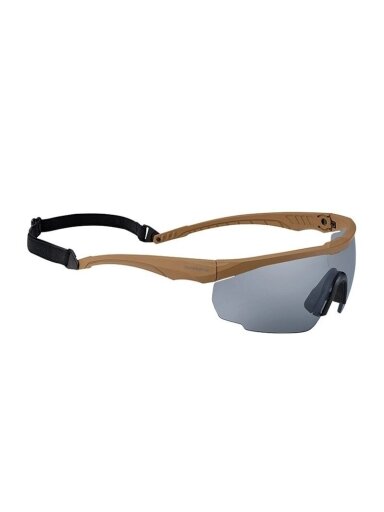 MIL-TEC taktiniai akiniai Swiss Eye® Blackhawk juoda