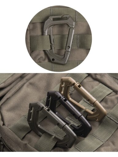 MIL-TEC taktinis karabinas Molle (2 vnt./blisteris) alyvžalia