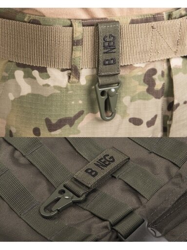 Mil-Tec Taktiškumas. Keyholder Blood B Negative 5 vnt./pak 15917401, alyvžalia