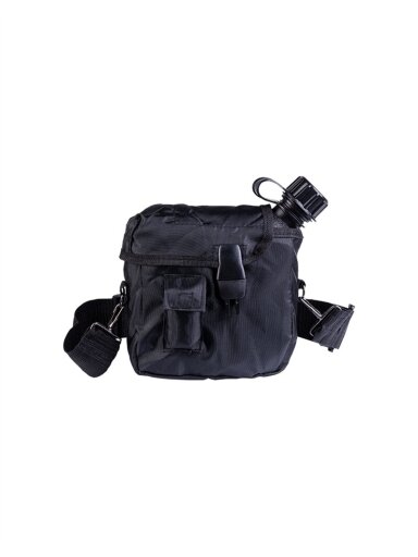 Mil-Tec JAV 2qt valgykla su dangteliu ir dirželiu 14510002, juoda Mil-Tec JAV 2qt valgykla su dangteliu ir dirželiu 14510002, juoda
