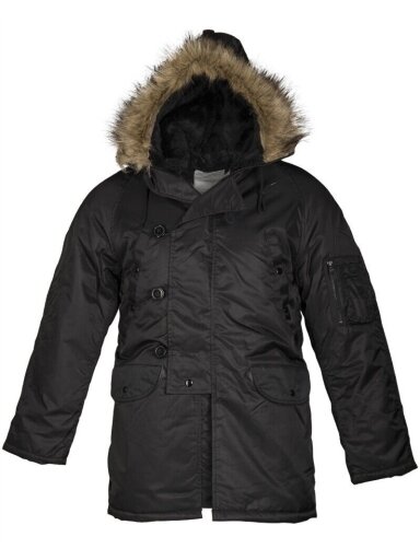 Mil-Tec US N3b Teesar® Parka 10181002, juoda