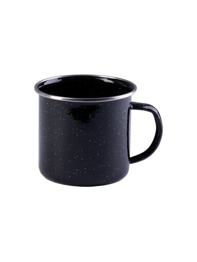 MIL-TEC Western Cup Enamelled 680ml juoda