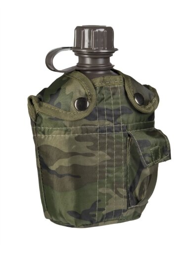 Mil-Tec JAV stiliaus 1 l plastikinė gertuvė su dėklu 14505020