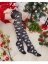 Milena ilgos kalėdinės kojinės 145/AC017 juodos