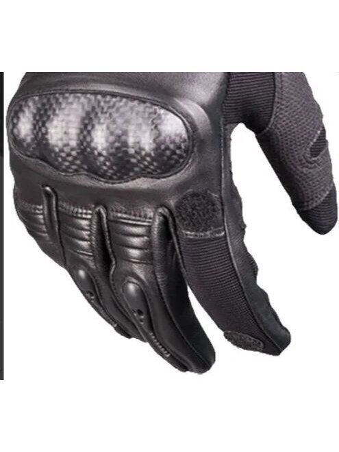 Mil-Tec Tactical odinės pirštinės juodos 2vnt. 12504402 1 Mil-Tec Tactical odinės pirštinės juodos 2vnt. 12504402 1