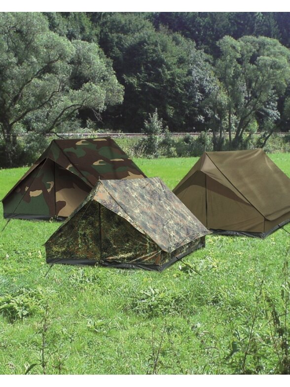 MIL-TEC 2 asmenų palapinė "mini Pack Standard" 14205001 alyvžalia