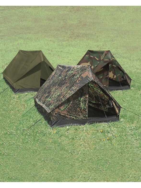 Mil-Tec 2 vietų palapinė „mini Pack Super“ 14206001, alyvžalia Mil-Tec 2 vietų palapinė „mini Pack Super“ 14206001, alyvžalia