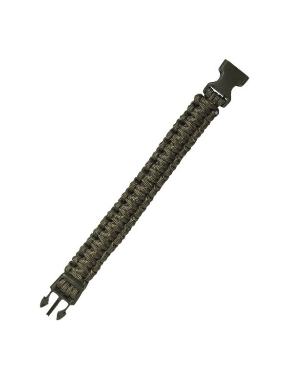 MIL-TEC 22mm Para Bracelet W. Plastic Closure paracord apyrankė alyvžalia 1 MIL-TEC 22mm Para Bracelet W. Plastic Closure paracord apyrankė alyvžalia 1