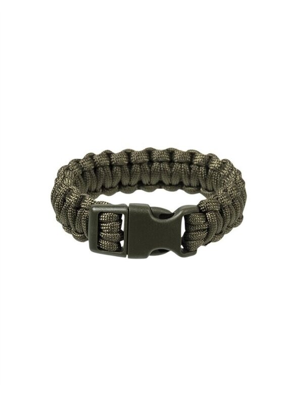 MIL-TEC 22mm Para Bracelet W. Plastic Closure paracord apyrankė alyvžalia 1