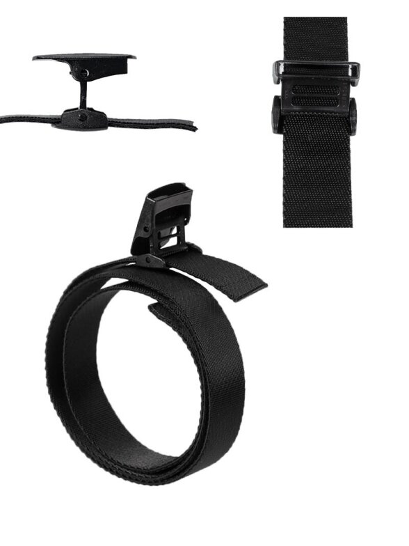 MIL-TEC Taktinis elastinis diržas su greitu užsegimu 38mm juoda 1