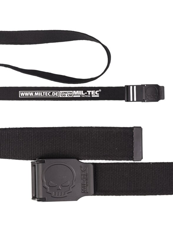 MIL-TEC diržas 40mm Skull 13171502 juoda 1 MIL-TEC diržas 40mm Skull 13171502 juoda 1