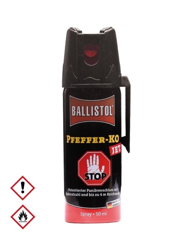 MIL-TEC Pipirinė apsauga Jet Spray 50ml MIL-TEC Pipirinė apsauga Jet Spray 50ml