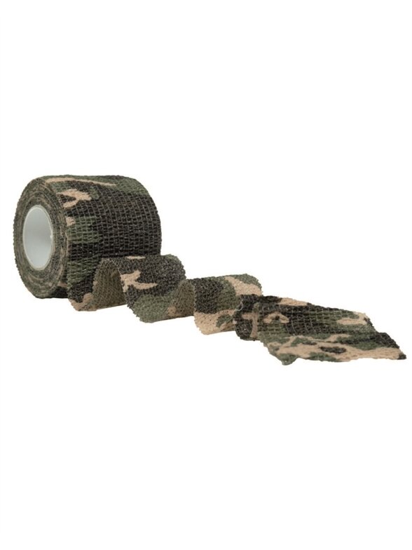 MIL-TEC lipnus kamufliažinis skotchas 50mm (4,5m) alyvžalia