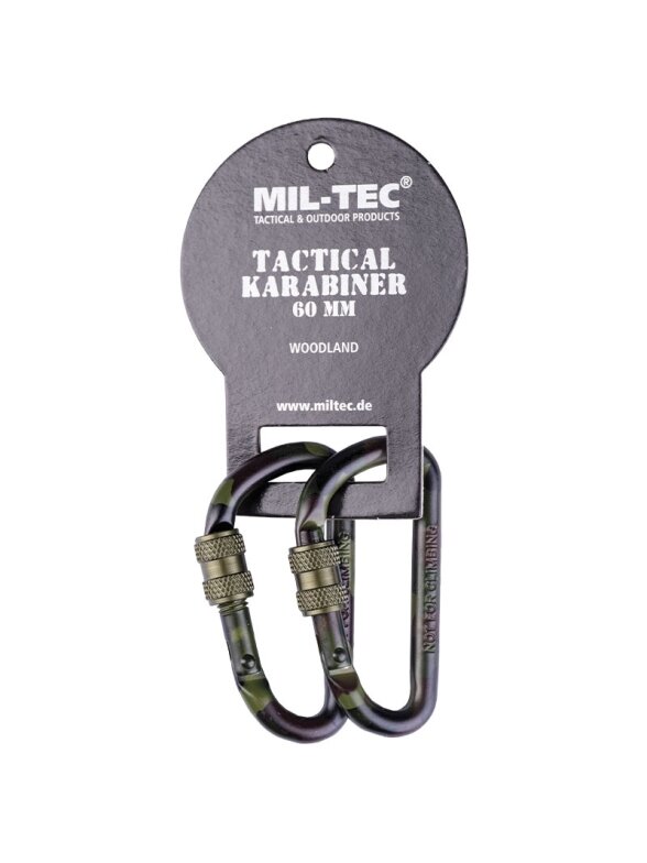 MIL-TEC taktinis karabinas 60mm (pora) alyvžalia 1 MIL-TEC taktinis karabinas 60mm (pora) alyvžalia 1
