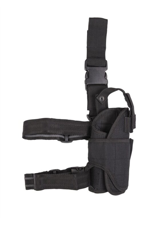 Mil-Tec Reguliuojamas kojų dėklas 16145102, juoda Mil-Tec Reguliuojamas kojų dėklas 16145102, juoda