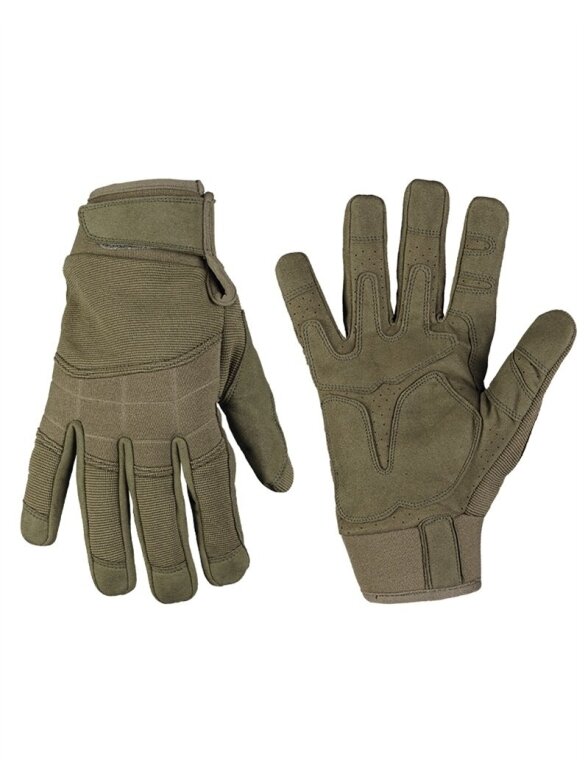 MIL-TEC Assault Pirštinės 12519501 alyvžalios MIL-TEC Assault Pirštinės 12519501 alyvžalios