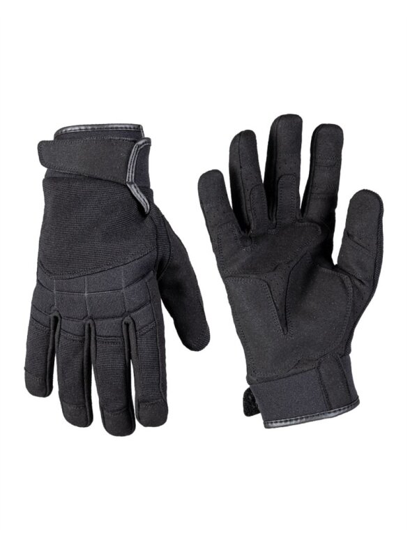 MIL-TEC Assault pirštinės 12519502 juoda MIL-TEC Assault pirštinės 12519502 juoda