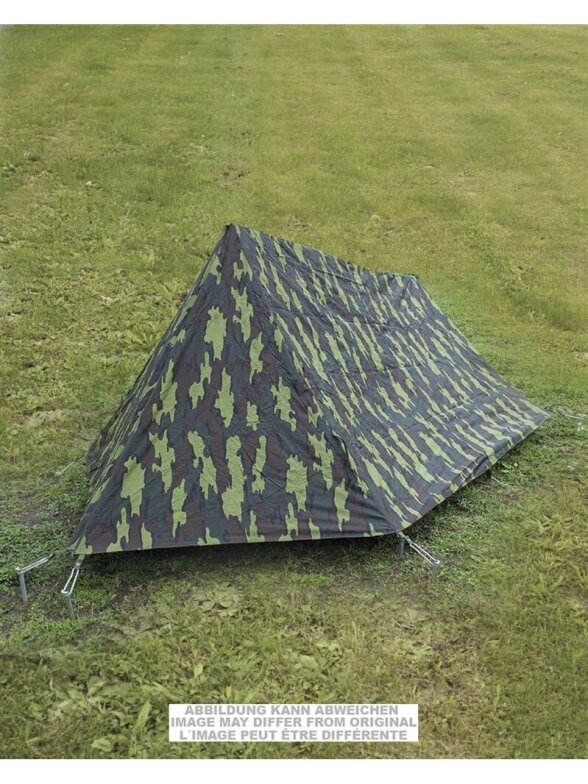MIL-TEC Belgian Compl.2-men Tent W.over Tent Used 91422860 alyvžalia