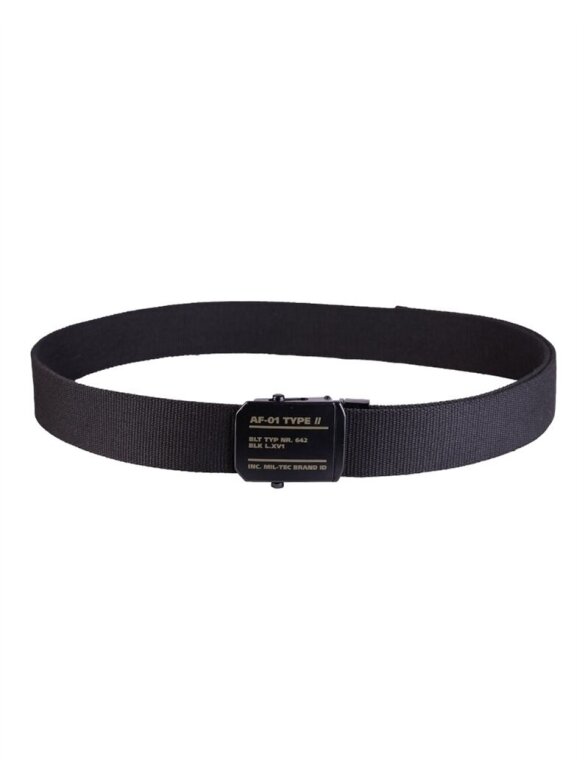 MIL-TEC diržas Af-01 40 mm juoda