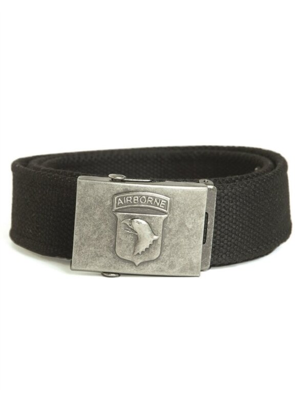MIL-TEC diržas Airborne Buckle 40 mm juoda MIL-TEC diržas Airborne Buckle 40 mm juoda
