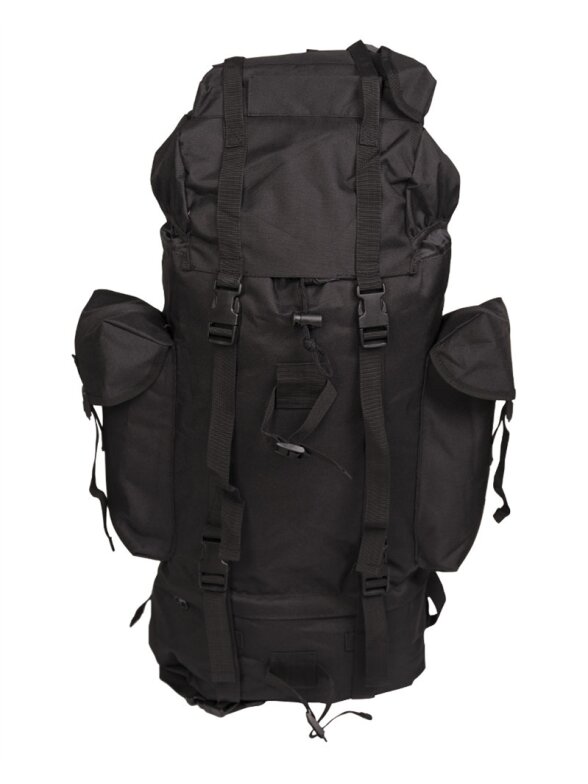 MIL-TEC BLACK Import kuprinė Large 65L juoda MIL-TEC BLACK Import kuprinė Large 65L juoda